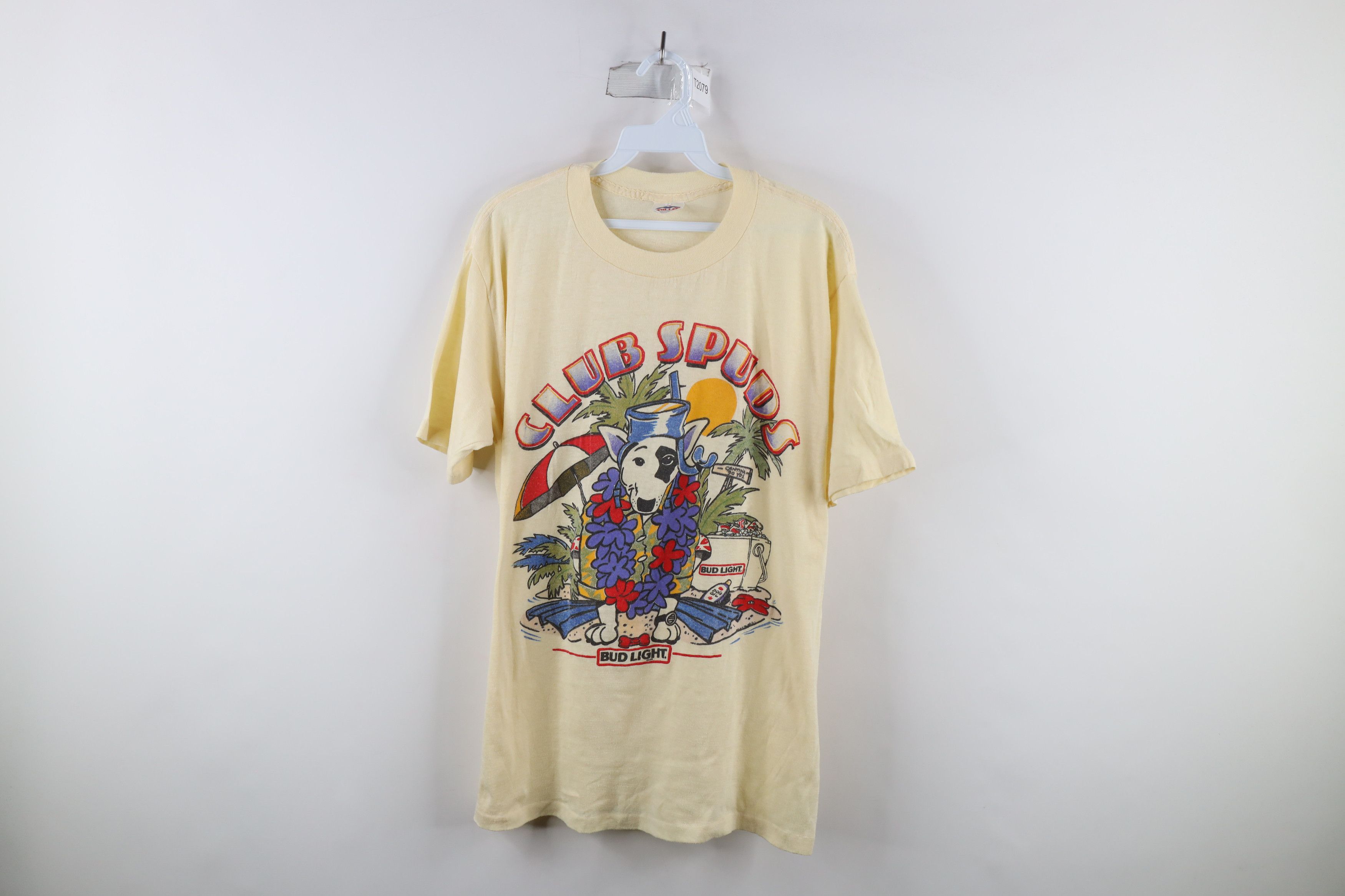 Vintage 80s Thin Spuds Mackenzie Bud Light Beer T Shirt Usa Hoodie, Sweatshirt | FlexRushtees.com