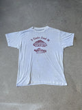 Vintage 50 S 60s Thrashed Paper Thin Valentinos Graphic Tee Large