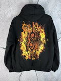 Vtg Slipknot Flames Logo Printed Hoodie Size Xl T-Shirts, Sweatshirt | FlexRushtees.com