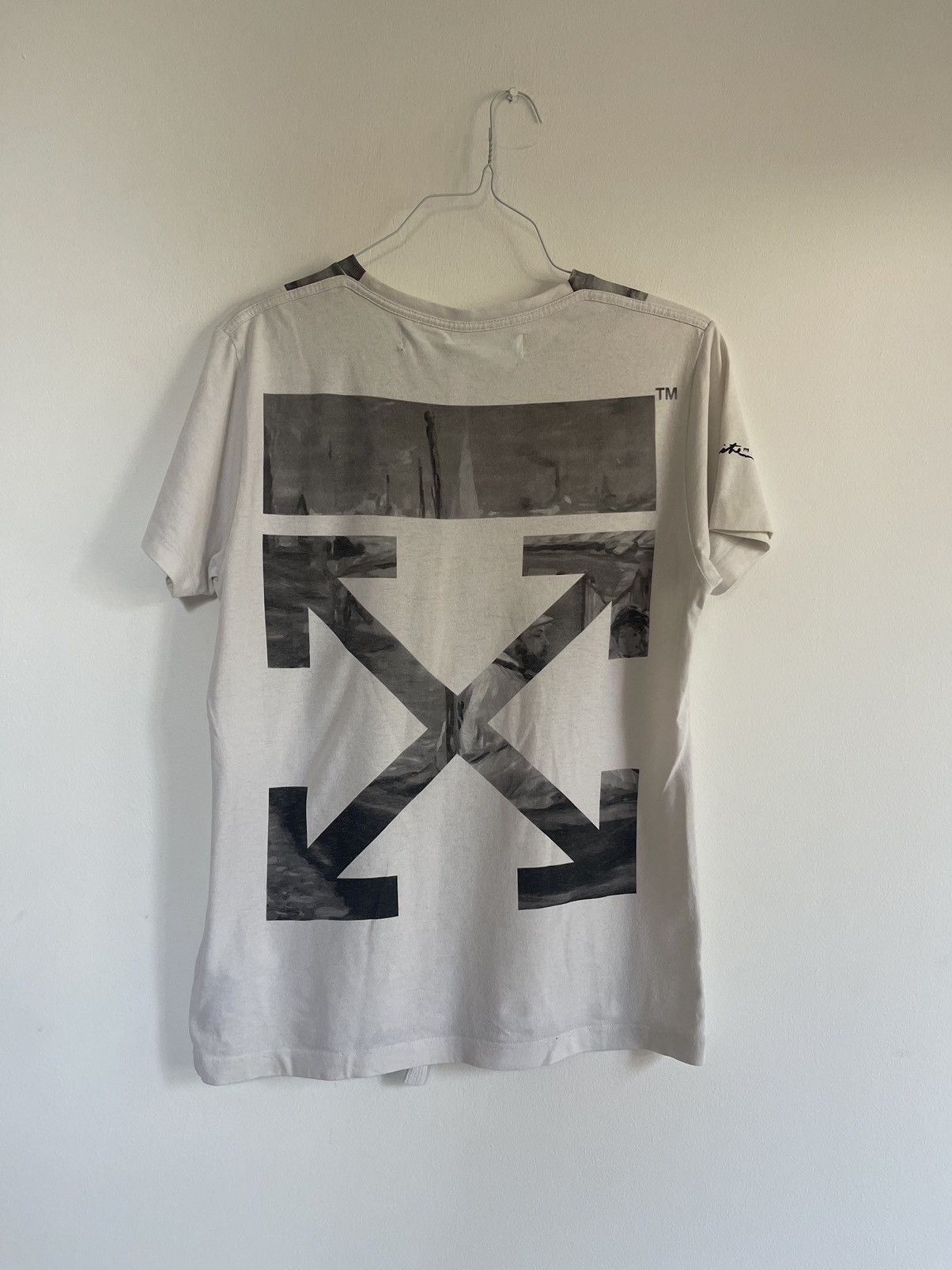 White Off White Impressionism Tee Hoodie, Sweatshirt | FlexRushtees.com