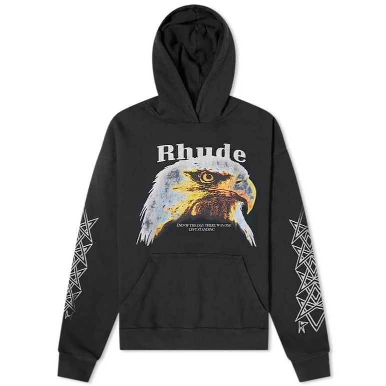 New Rhude Eagle Hoodie Sz Large