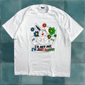 Vintage Screen Stars Bunny Not Fat But Fluffy Funny Graphic T Shirt Men 2xl White 70s 80s 90