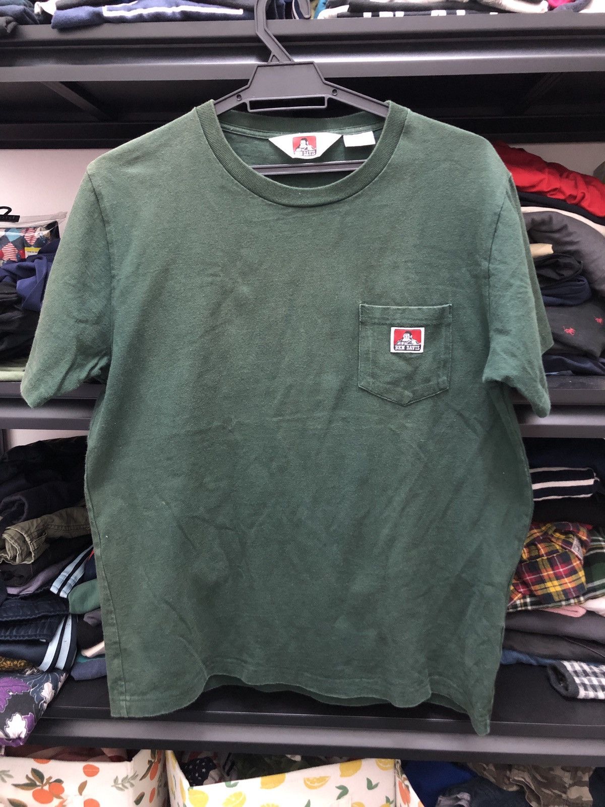 Vintage Ben Davis Single Pocket Green T Shirt