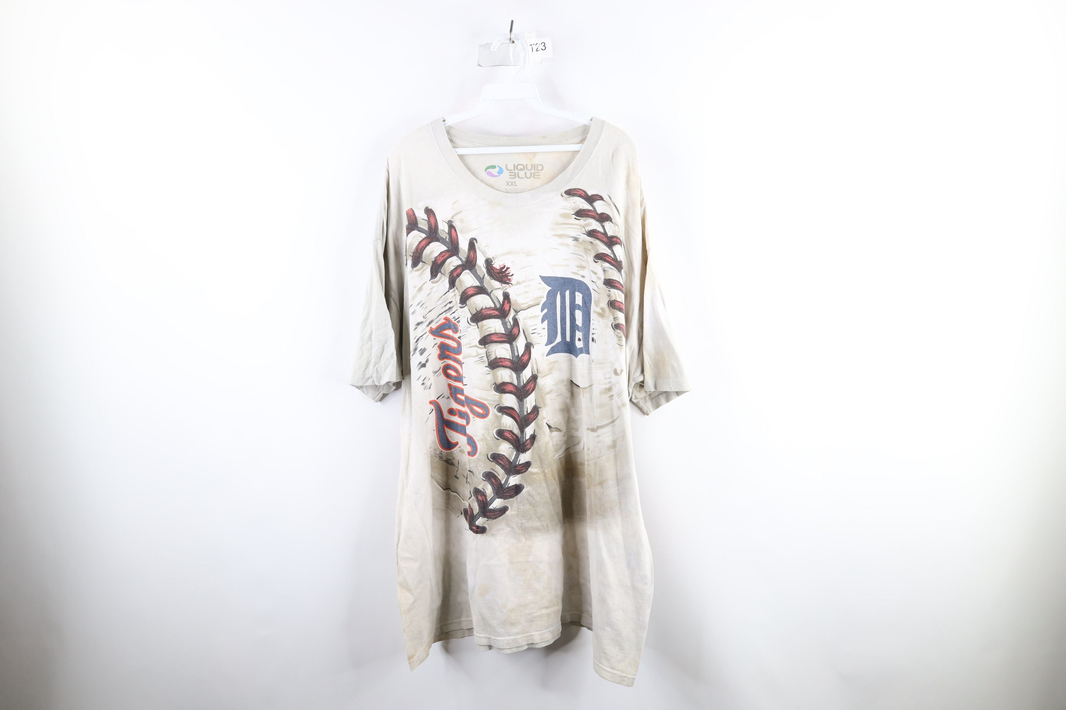 Vintage All Over Print Detroit Tigers Baseball T Shirt Hoodie, Sweatshirt | FlexRushtees.com