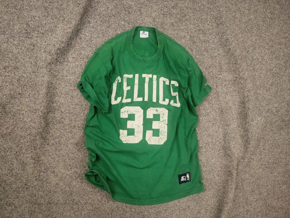 Nba Vintage 90 S Starter Larry Bird Celtics 33 Nba Graphic Shirt Hoodie, Sweatshirt | FlexRushtees.com