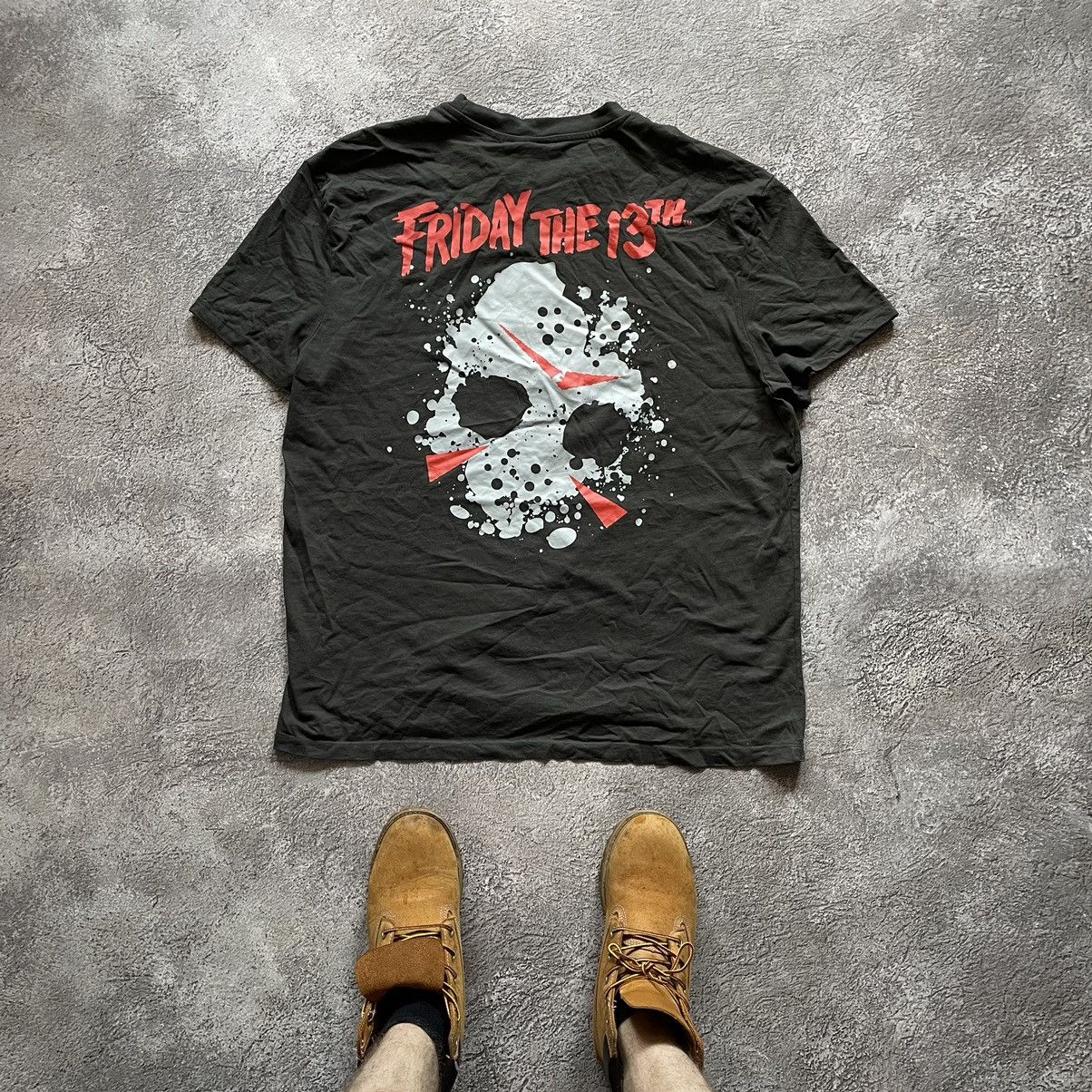 Vintage Y2k Friday 13th Scream Face Devil Creepy Horror Tee