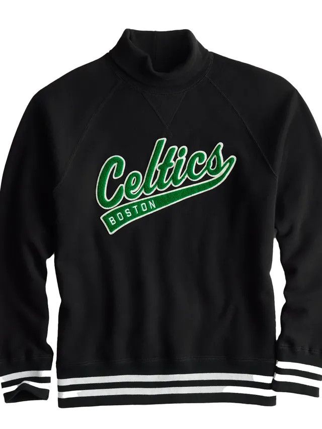 Boston Celtics Black Turtleneck Sweatshirt T-Shirts, Hoodie | AU16VibeMintTees.com
