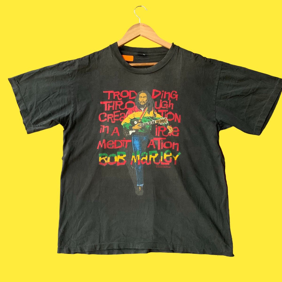 Bob Marley X Vintage Vintage 90s Bob Marley Tee Hoodie, Sweatshirt | FlexRushtees.com