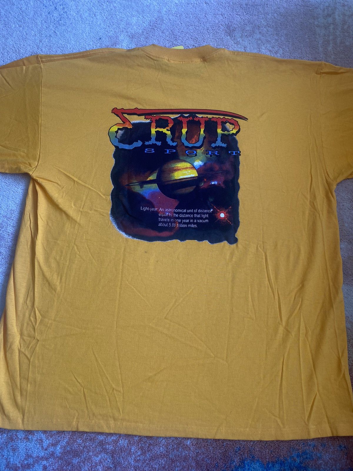 Rare Vintage 90s 3rup Sport Jnco Style Space Tee