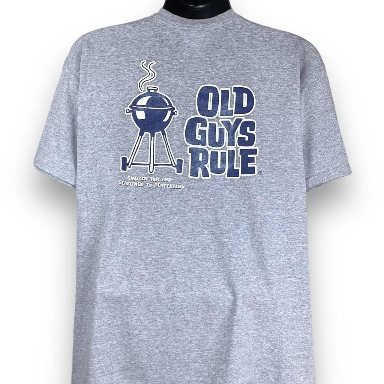 Vintage Old Guys Rule Smokin Hot Comedy Funny Parody Tshirt Hoodie, Sweatshirt | FlexRushtees.com