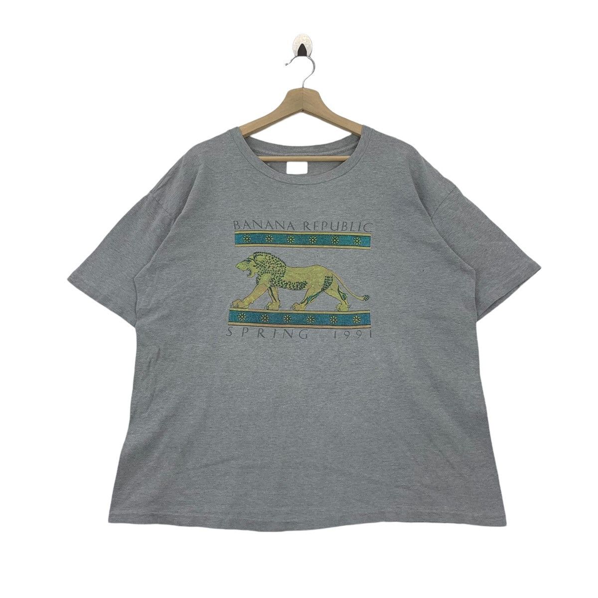 Rare Vintage Banana Republic Spring 1991 Spellout Tee