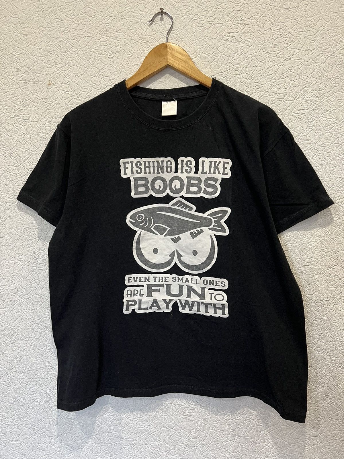 Vintage Fishing Is Like Boobs Meme T Shirt Tee Hoodie, Sweatshirt | FlexRushtees.com