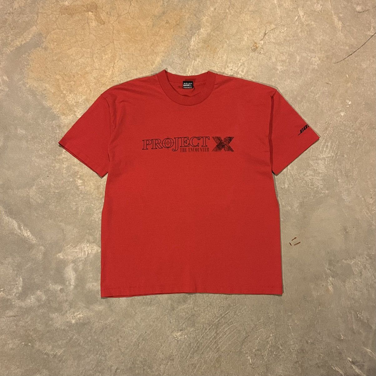 Crazy Vintage 90s Project X The Encounter Bose Promo Tee Hoodie, Sweatshirt | FlexRushtees.com