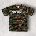 Band Tees X Vintage Vintage Y2k Soulfly Camo T Shirt Nu Metal Band Size Small
