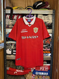 Vintage Manchester United Jersey Umbro Sharp 90s
