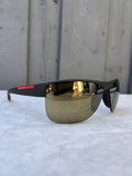 Vintage 2000s Prada Sunglasses Linea Rossa Sport Half Rin Sps 17u Y2