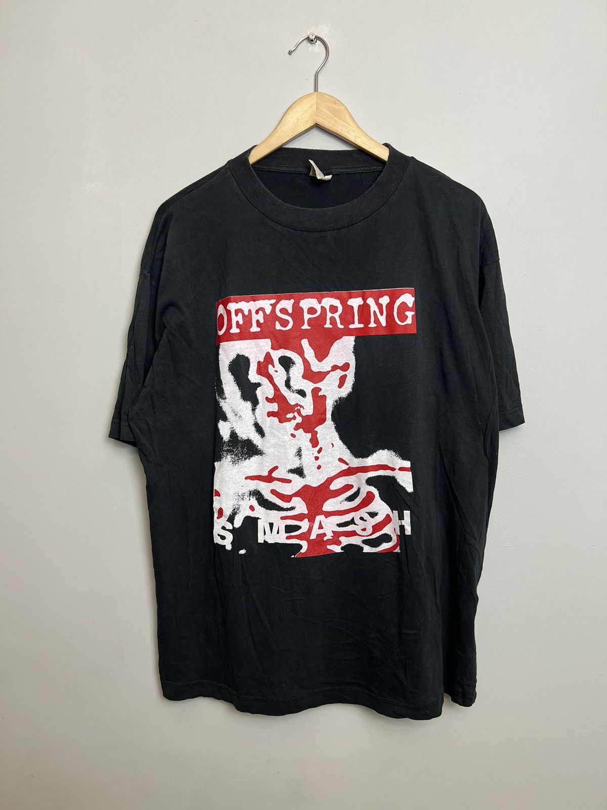 Rare 90s Vintage The Offspring T Shirt Punk Rock Band Smash Hoodie, Sweatshirt | FlexRushtees.com