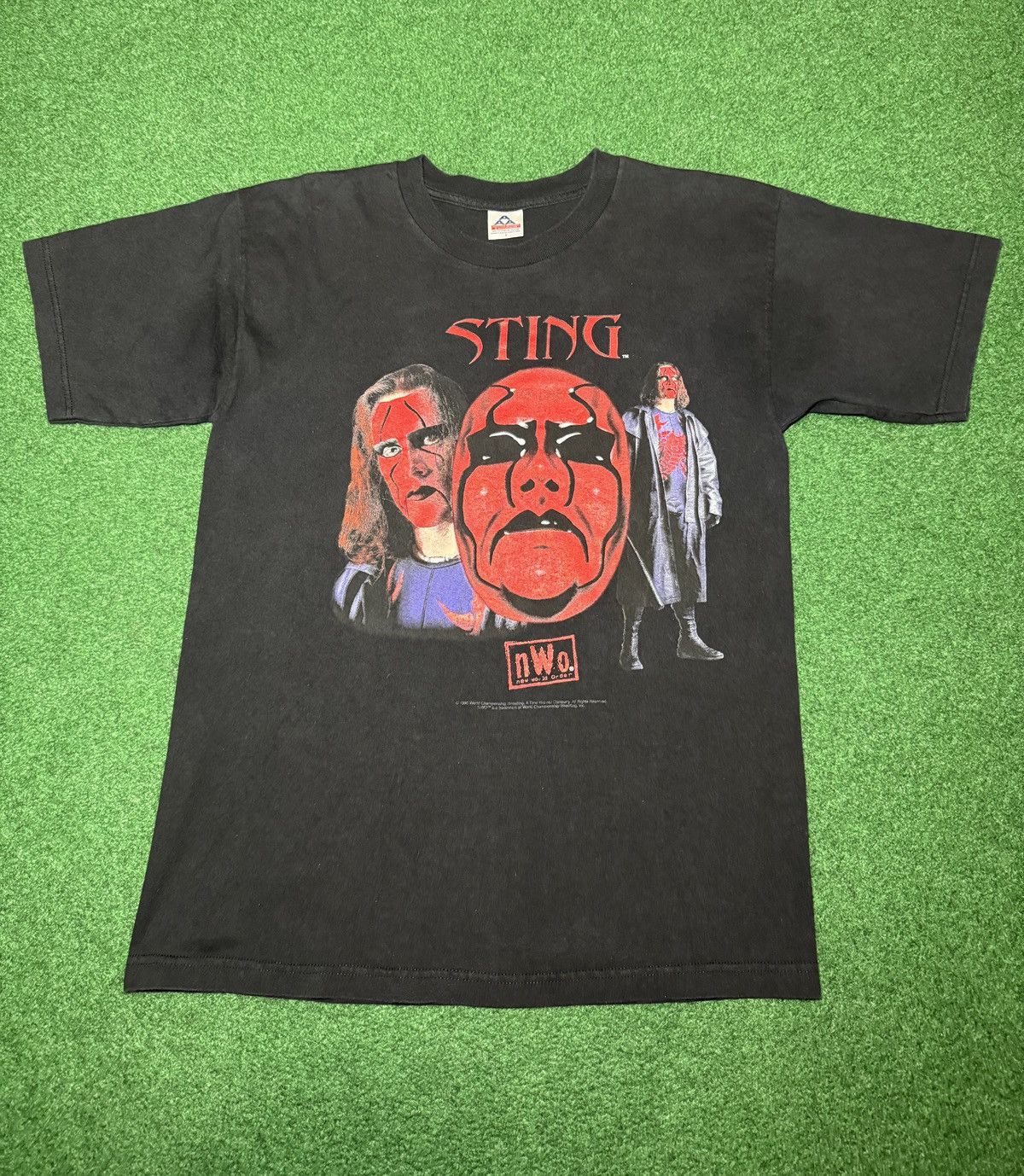 Wcw Nwo Vintage Sting Wcw Big Face 90s Wrestling Large T Shirt Hoodie, Sweatshirt | FlexRushtees.com