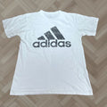 Adidas Shirt Mens Medium White Tee Casual Crew Neck Short Sleeve Shirt