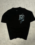 Clo Represent Black Oversized Tee With Dynamic Art Graphic Hoodie, Sweatshirt | FlexRushtees.com