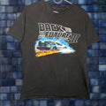Vintage Back To The Future T Shirt Men S M Black 80s 90s Movie Delorean Back To The Future Part 3