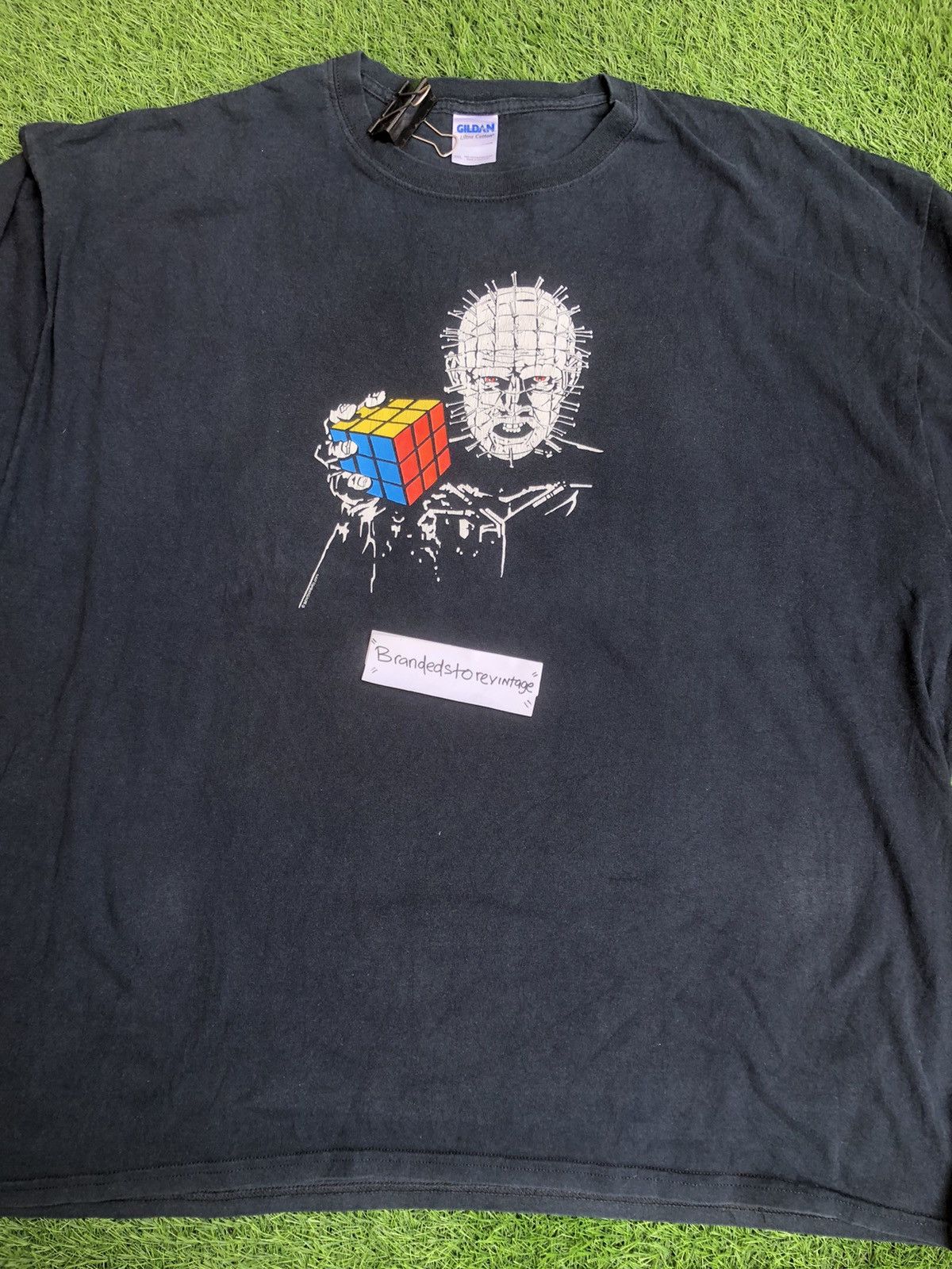 Rare Vintage Y2k Hellraiser Sunfaded Parody T Shirt