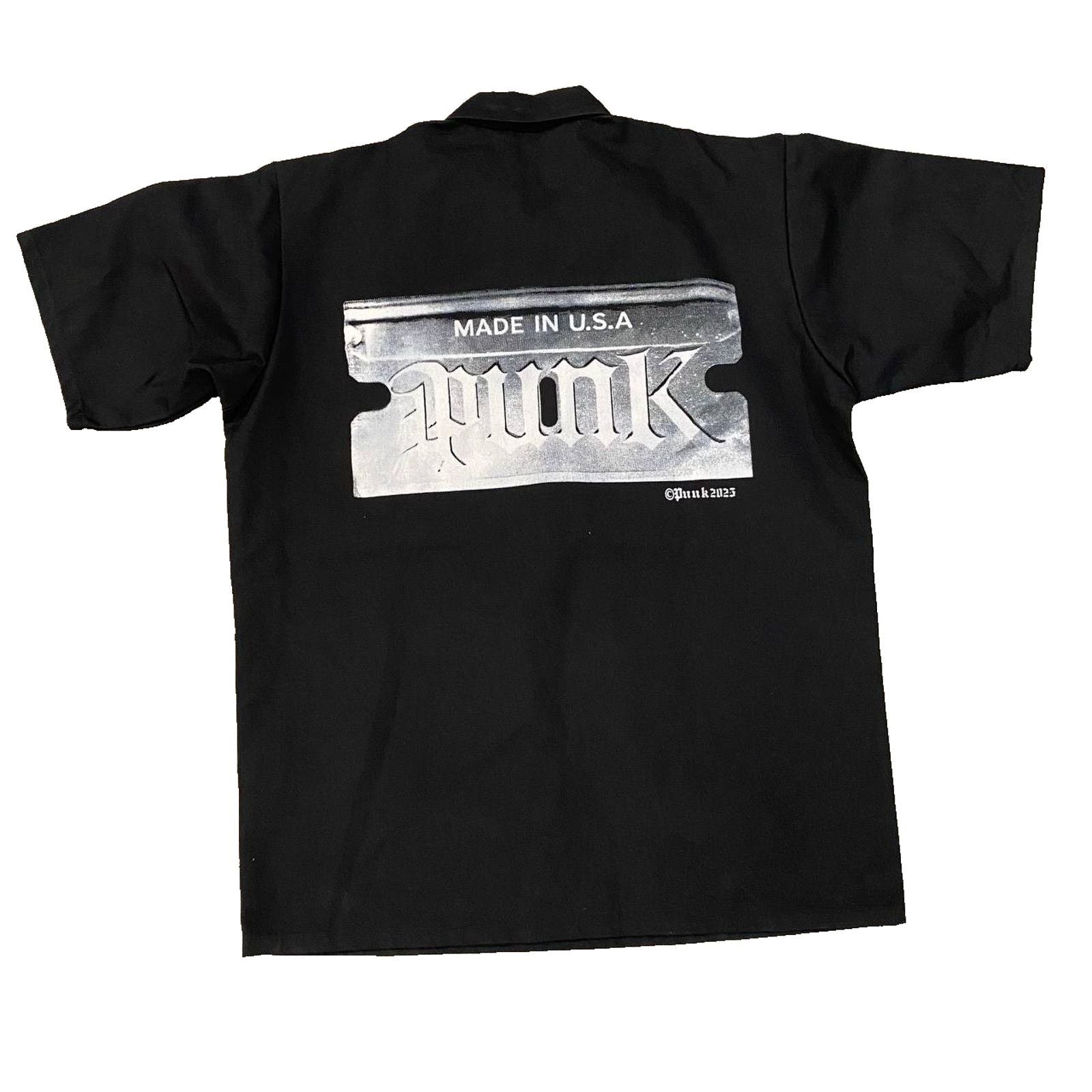 Davis Punk Ben Davis El Jefe Razor Blade Workman Grunge Sz M