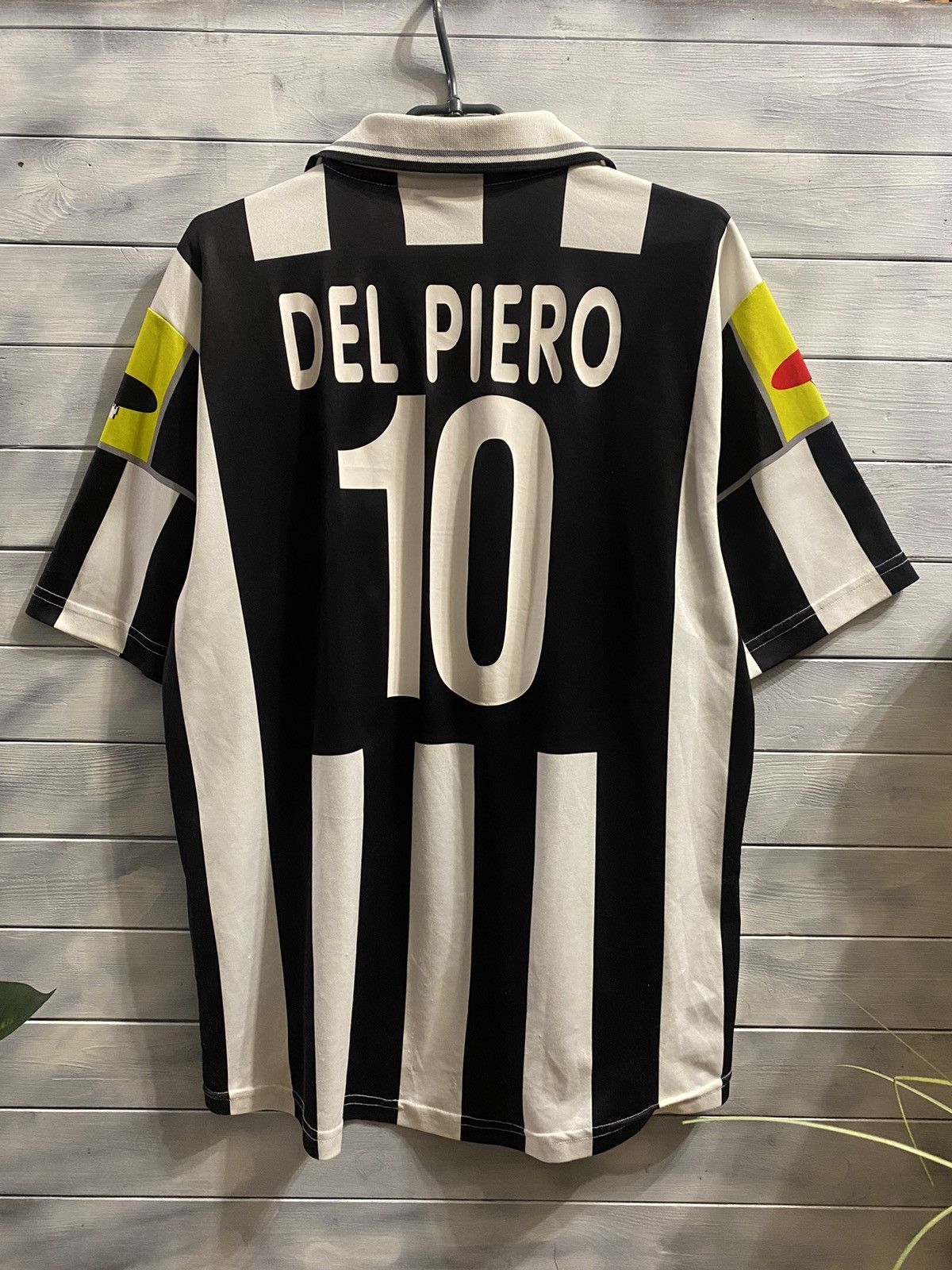 Lotto Sport Juventus 00 01e Del Piero 10 Soccer Football Jersey Vintage