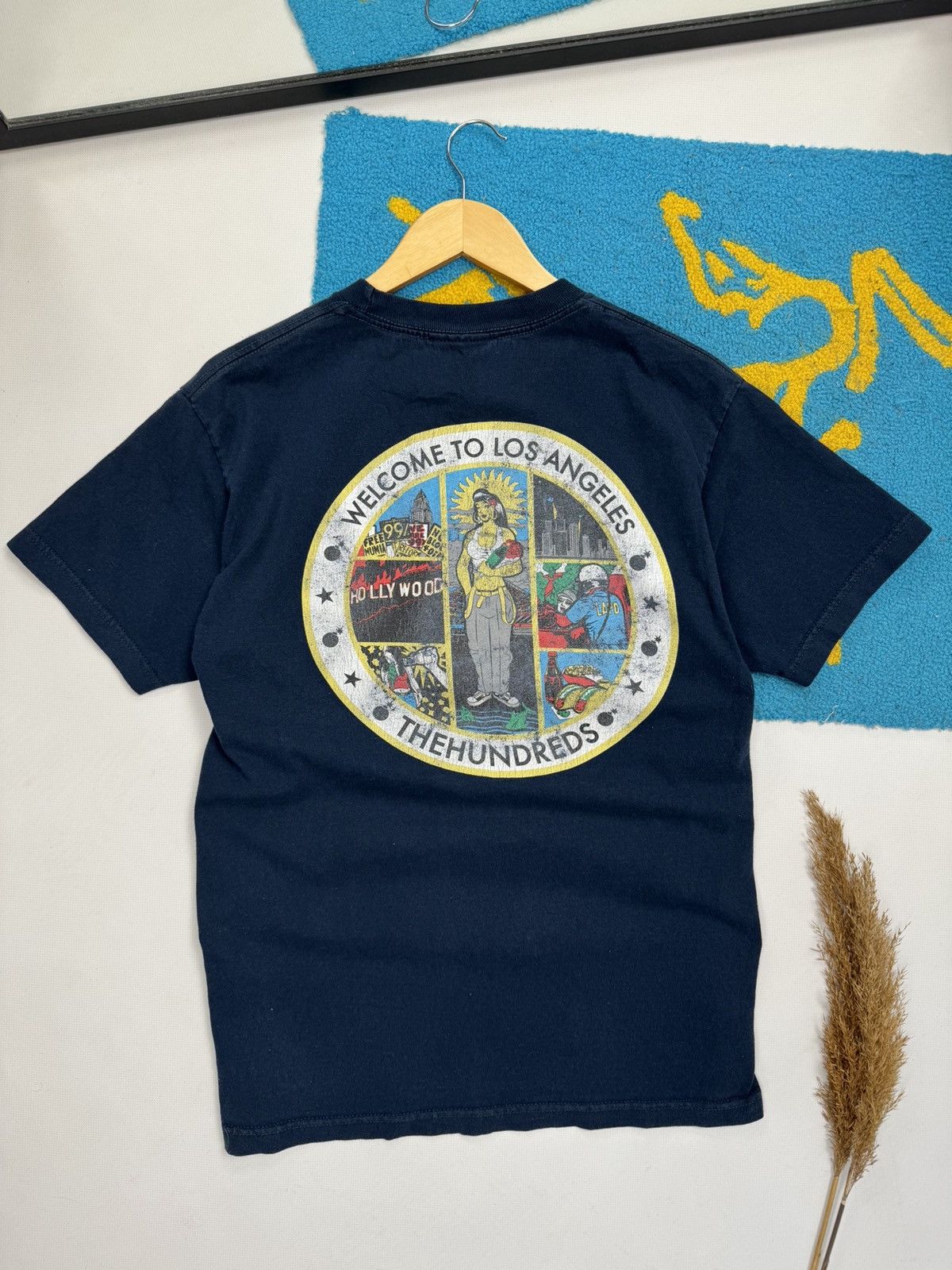 Vintage 90 S The Hundreds Back Print T Shirt Hoodie, Sweatshirt | FlexRushtees.com
