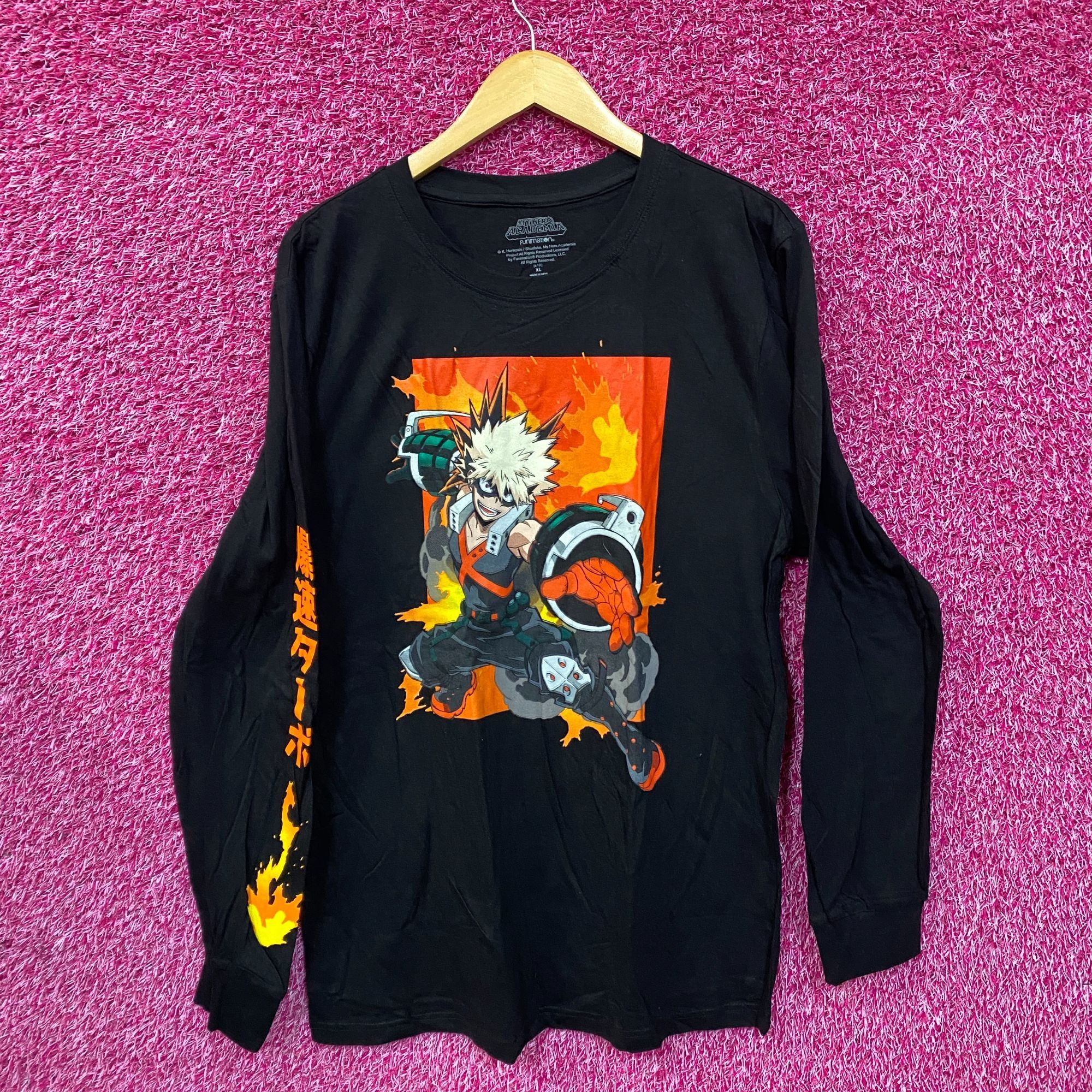 Other My Hero Academia Boku No Hero Academia Katsuki Bakugo Long T-Shirts, Hoodie, Sweatshirt | FlexRushtees.com