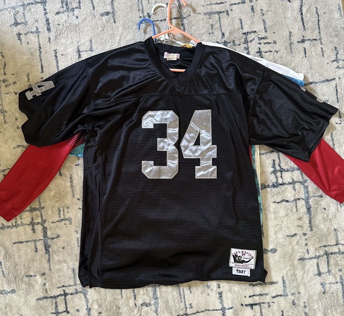 Ness Mitchell Ness Throwback Bo Jackson Raiders Jersey