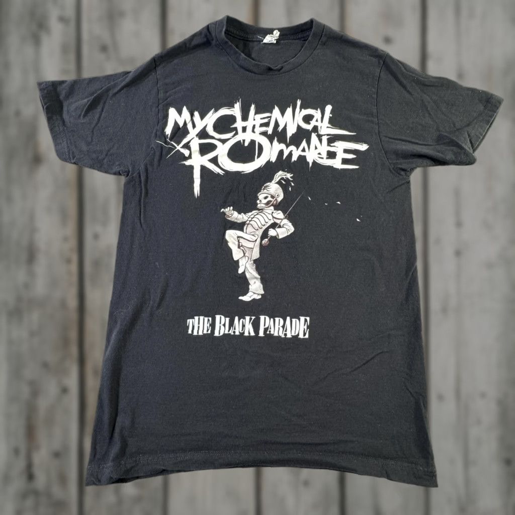 Vintage My Chemical Romance Band T Shirt Men Small Black The Black Parade Punk Rock Music Te Hoodie, Sweatshirt