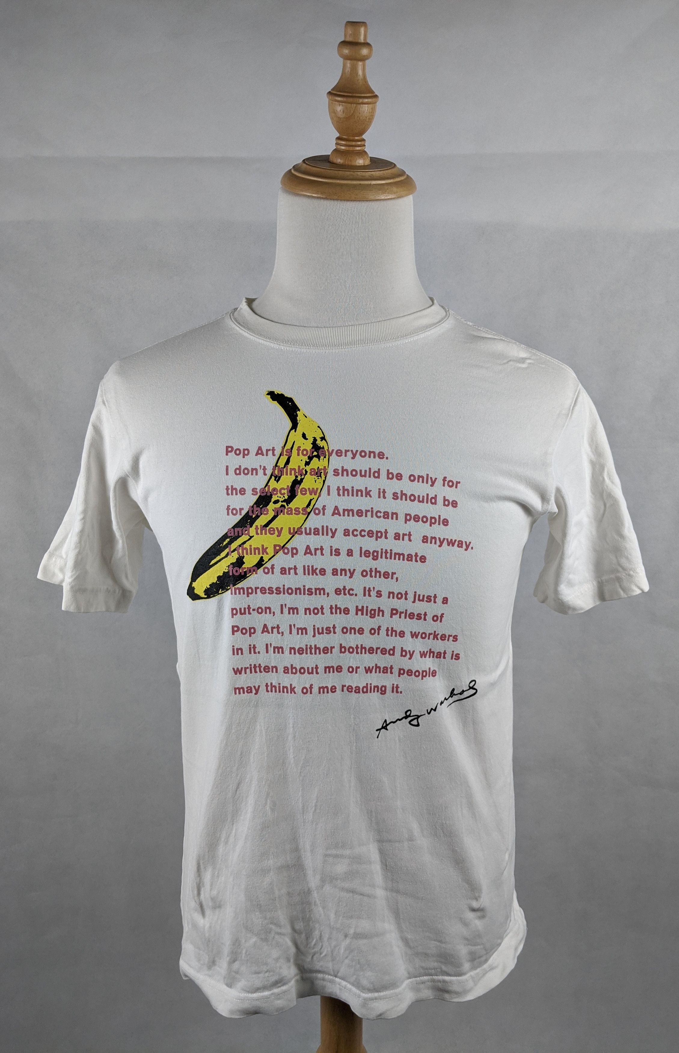 Warhol Andy Warhol Quote Banana Shirt Hoodie, Sweatshirt | FlexRushtees.com