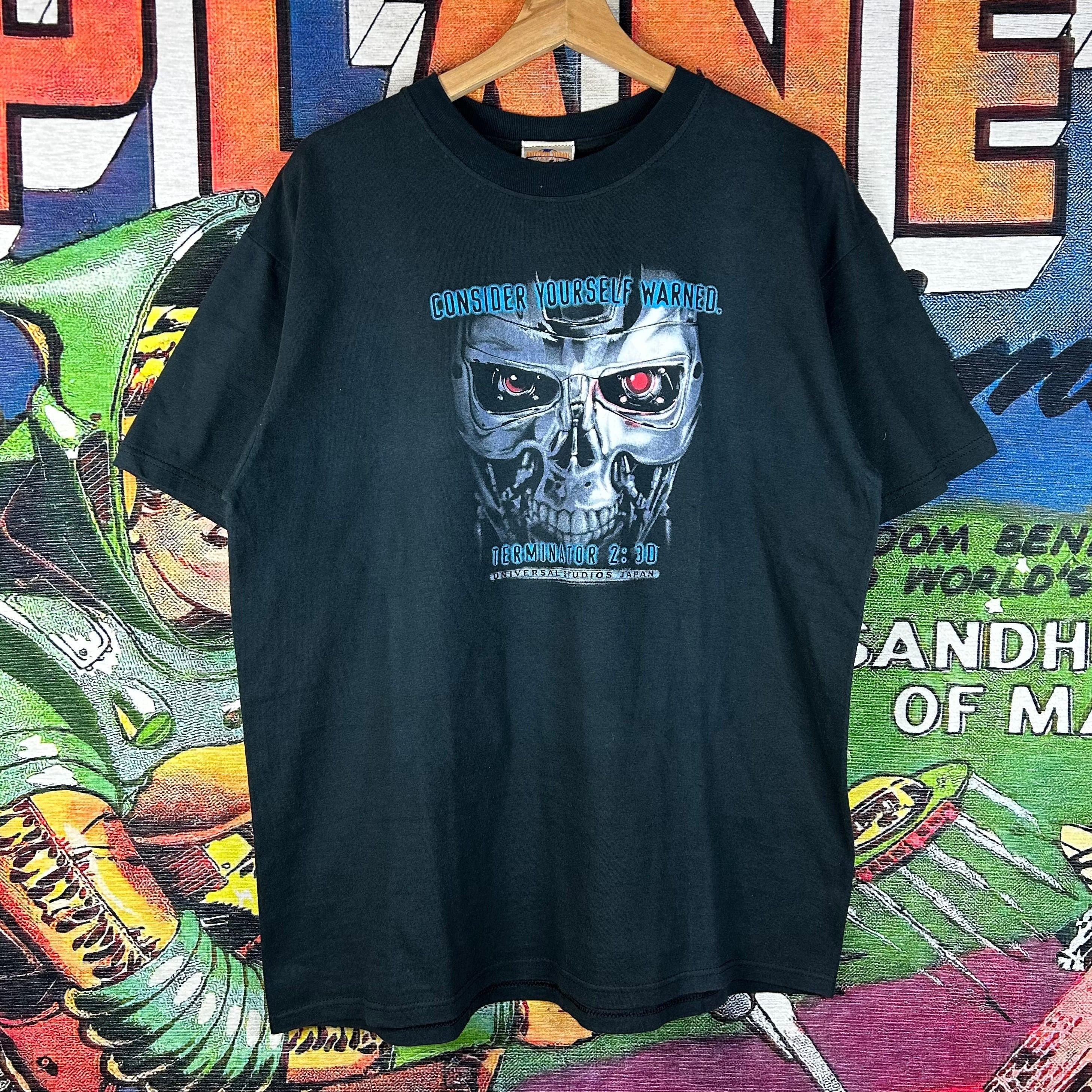 Vintage 2002 Terminator 2 Universal Studios Japan Tee Size L