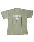 Vintage Quiksilver Faded Green Trashed Skate Surf Tees Hoodie, Sweatshirt | FlexRushtees.com