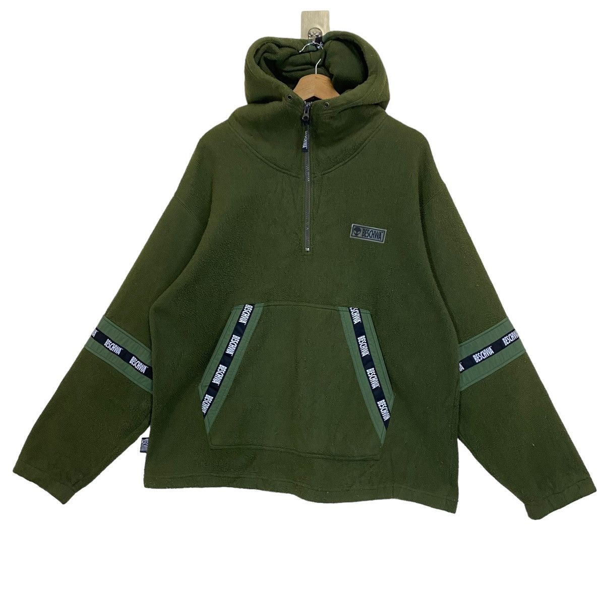 Alien Workshop Vintage Beshwa Big Logo Pullover Hoodies Fleece