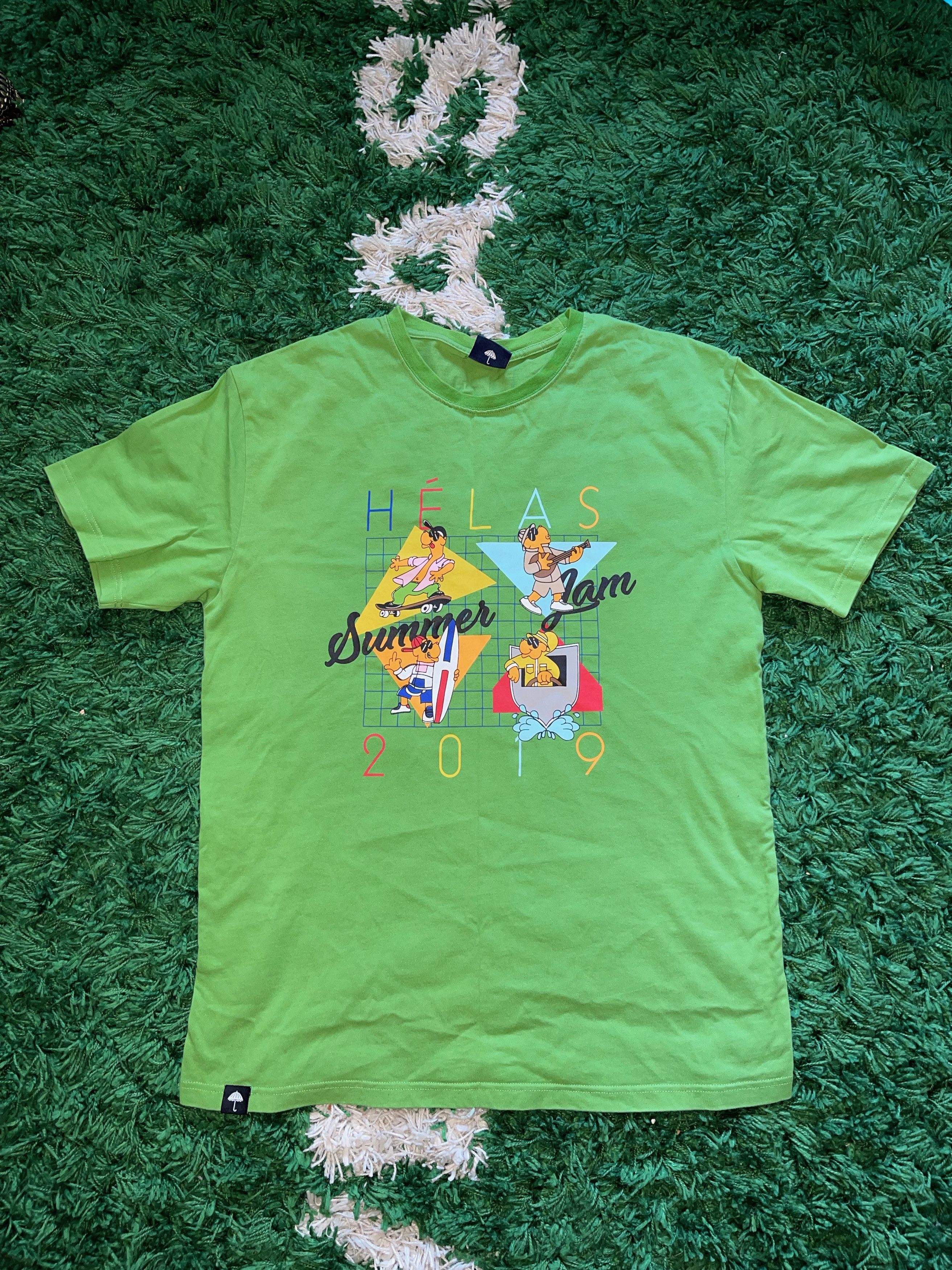 Helas Green Skateboard Tee Hoodie, Sweatshirt | FlexRushtees.com