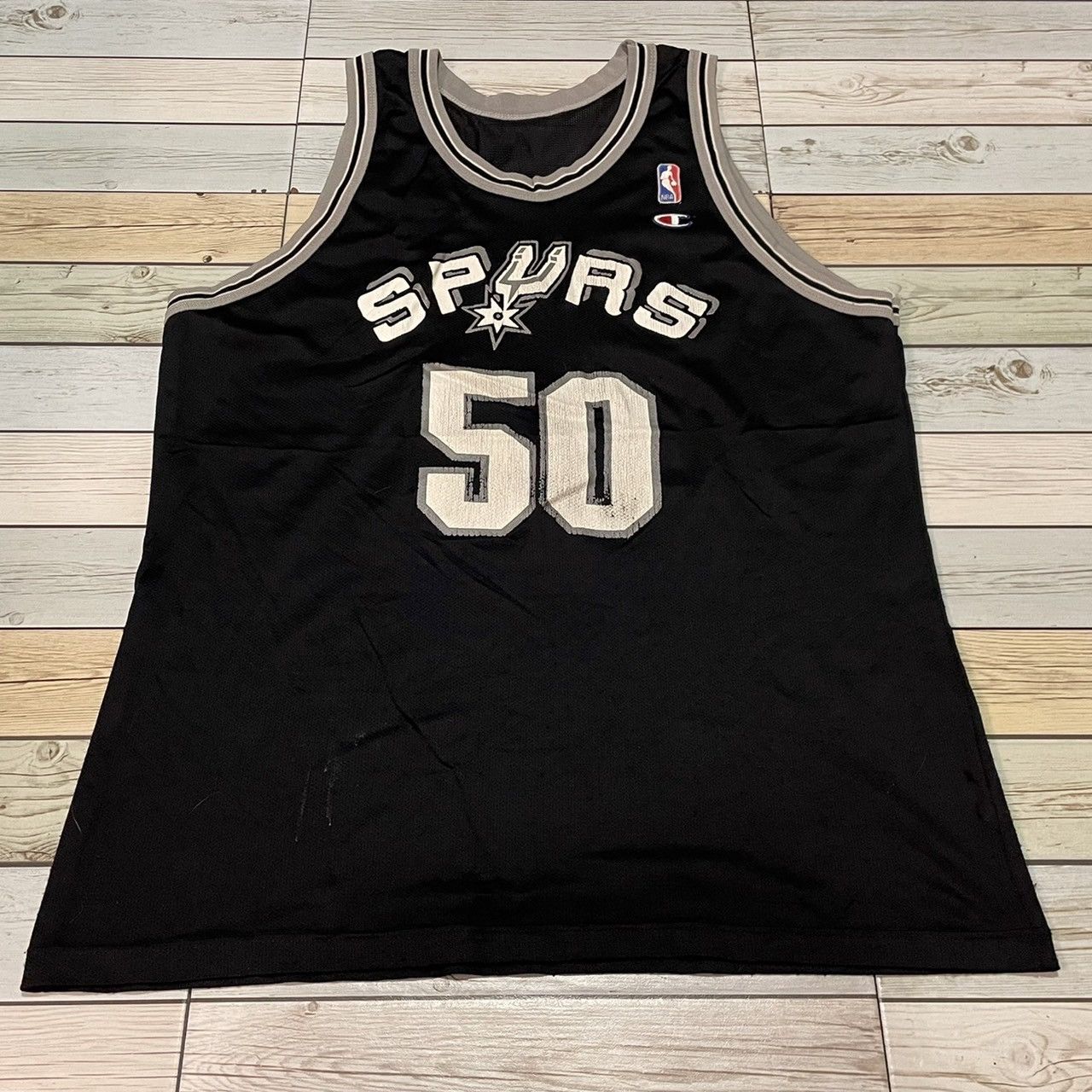 Nba X Vintage Freeship Vtg 90 S David Robinson San Antonio Spurs Nba