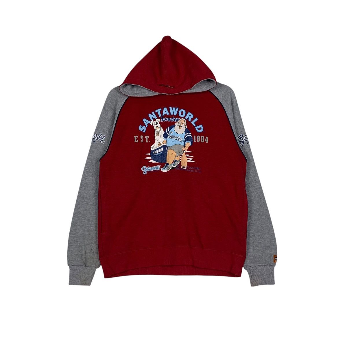 Japanese Brand Santaworld Graphics Printed Hoodies Sweatshirt 1483 C67