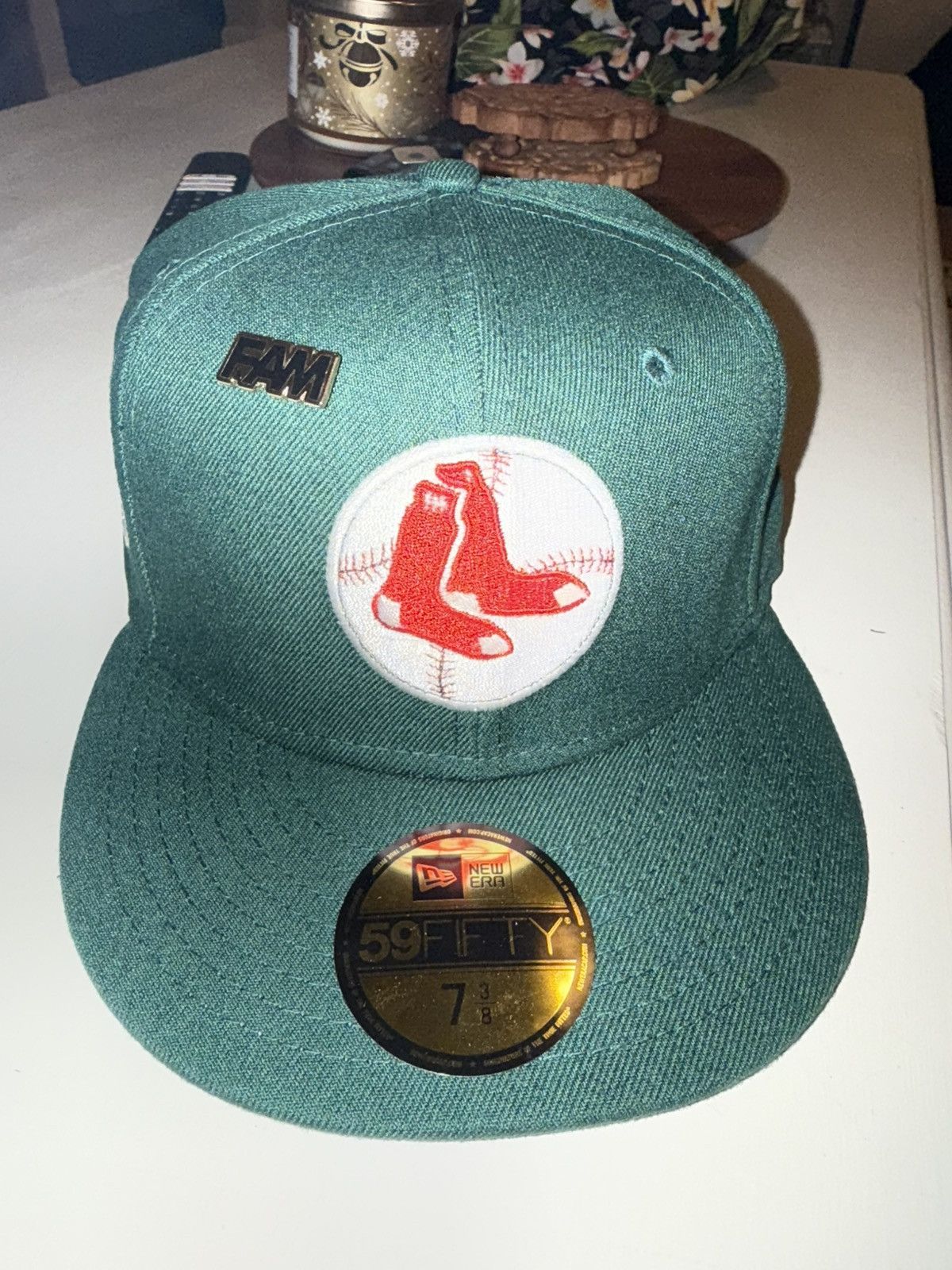 New Era 7 3 8 New Era Green Boston Red Sox 1961 Patch