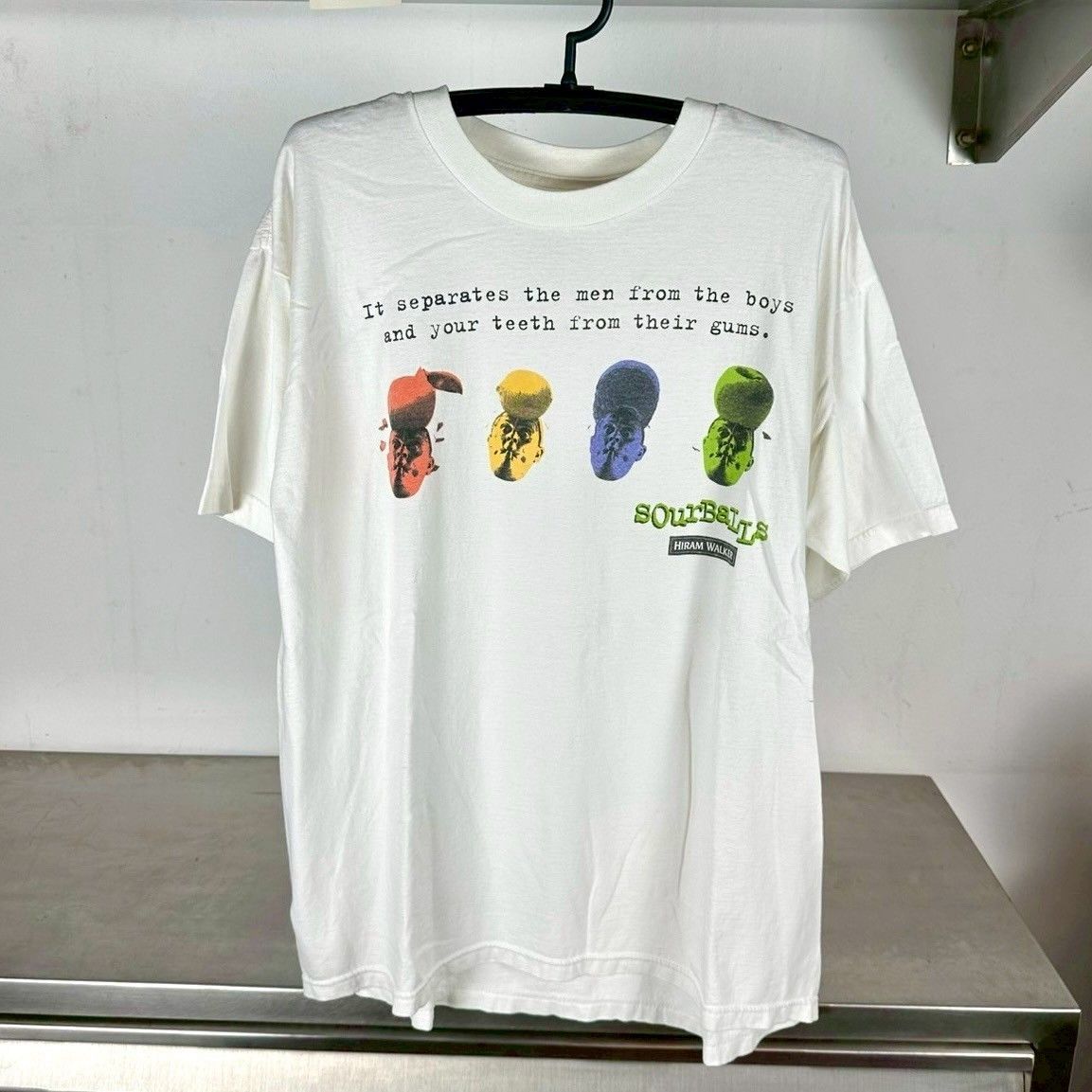 Vintage 90s Sourballs Candy Promo Artwork Xl T Shirt Hoodie, Sweatshirt | FlexRushtees.com