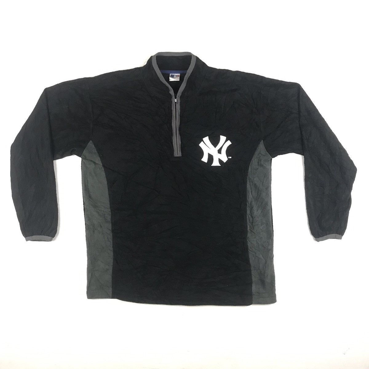 New York Yankees X Vintage New York Yankees Mlb Quater Zip Fleece