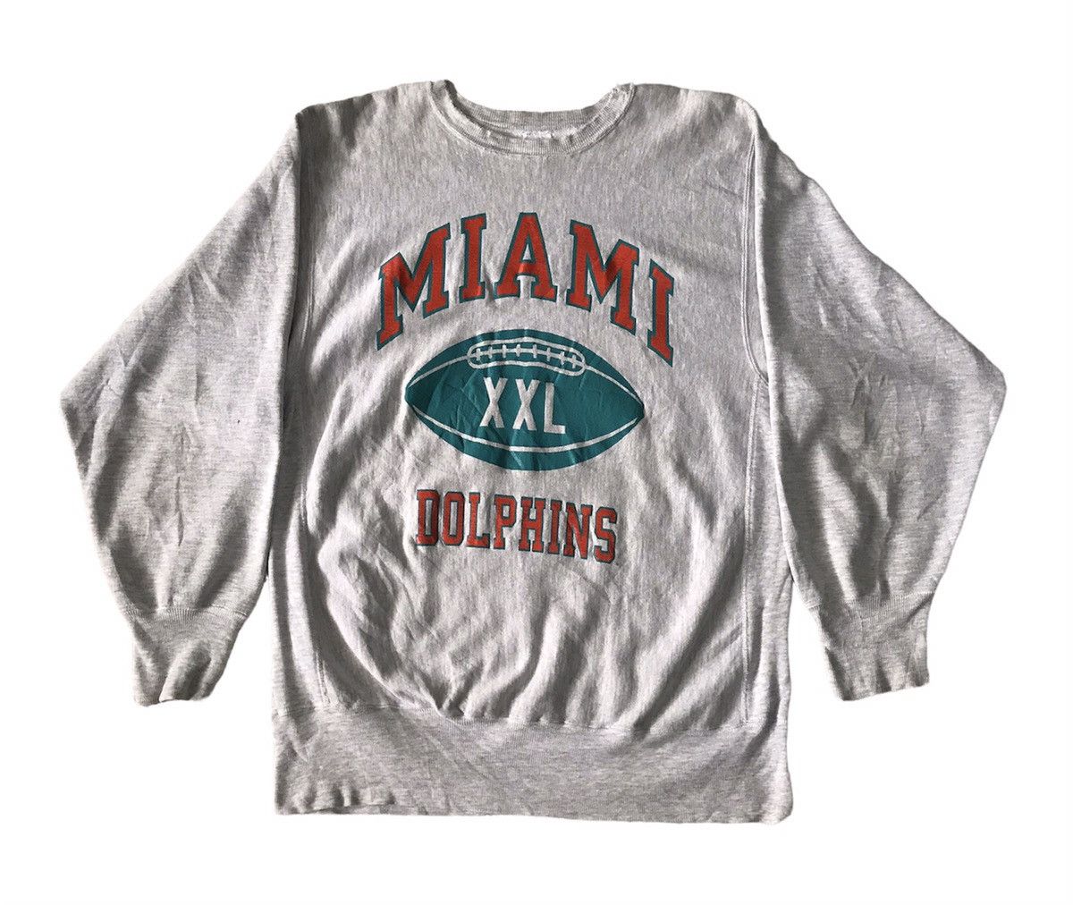 Vtg 90s Champion Reverse Weave Miami Dolphins Sweatshirt T-Shirts, Hoodie | FlexRushtees.com
