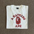 Bape New York Store Red Camo College Tee Hoodie, Sweatshirt | FlexRushtees.com