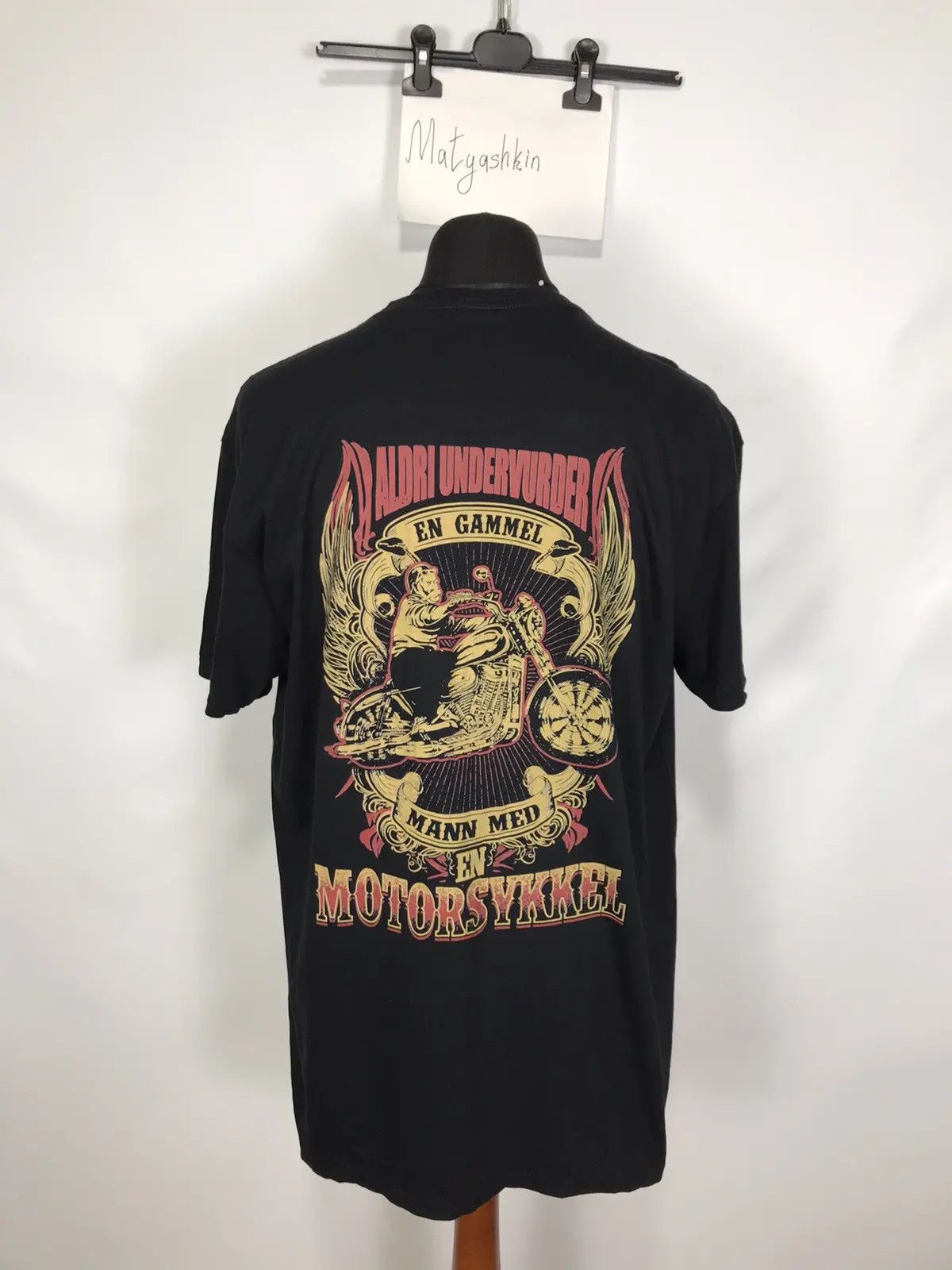 Vintage Aldri Undervurder Biker T Shirt Hoodie, Sweatshirt | FlexRushtees.com