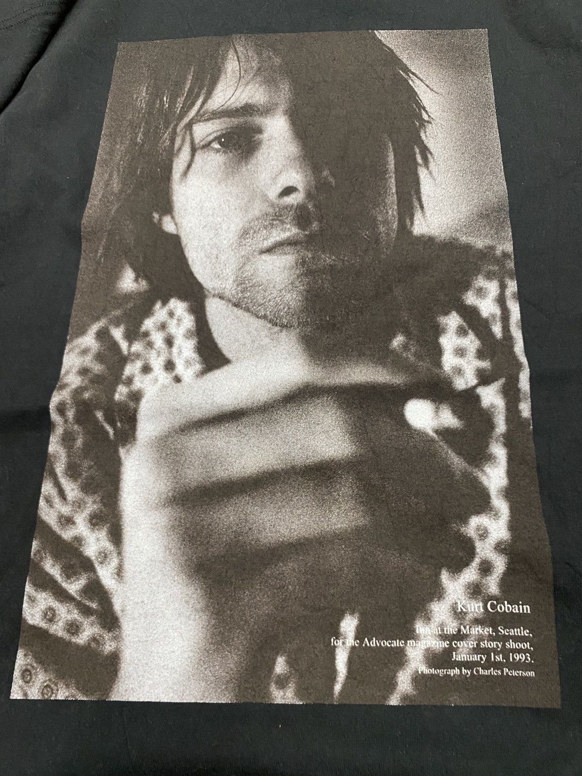 Japanese Brand Kurt Cobain T Shirt S Photograph By Charles Peterson