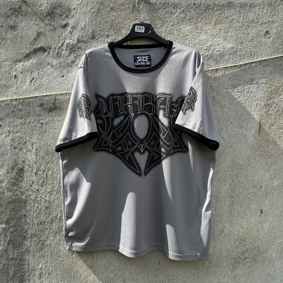 Tribal Streetwear Affliction Type Tribal Grey Tee Rave Graffiti Punk Grunge