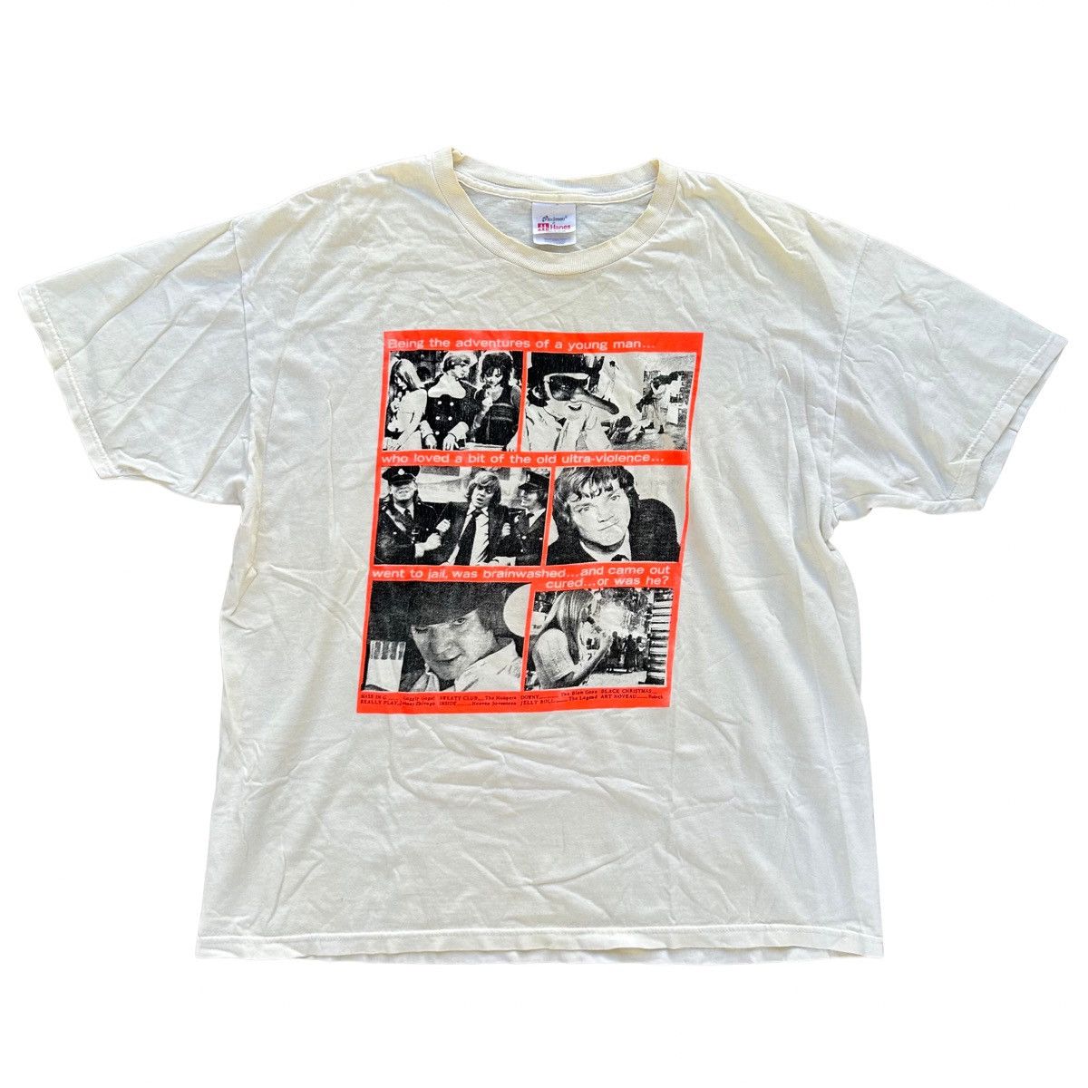 Vintage A Clockwork Orange Movie Shirt Stanley Kubrick Xl