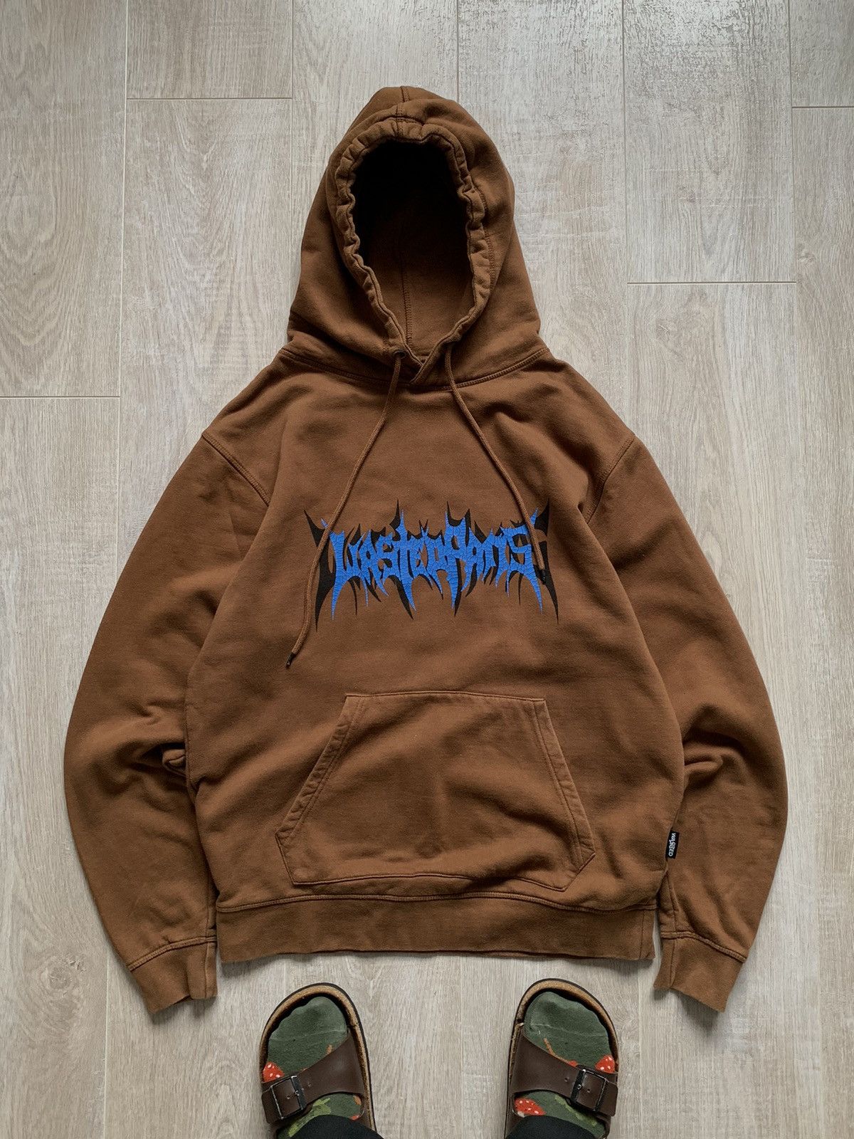 Paris Wasted Paris Caramel Brown Printed Hoodie T-Shirts, Sweatshirt | FlexRushtees.com