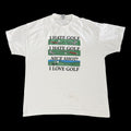 Fruit Of The Loom Vintage I Hate Golf I Love Golf Graphic T Shirt